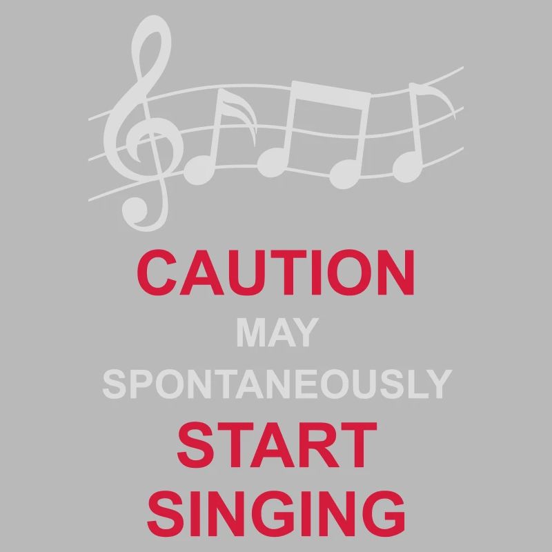 may spontaneously start singing