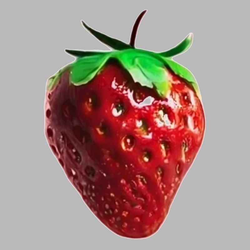 Hübsche rote Erdbeere