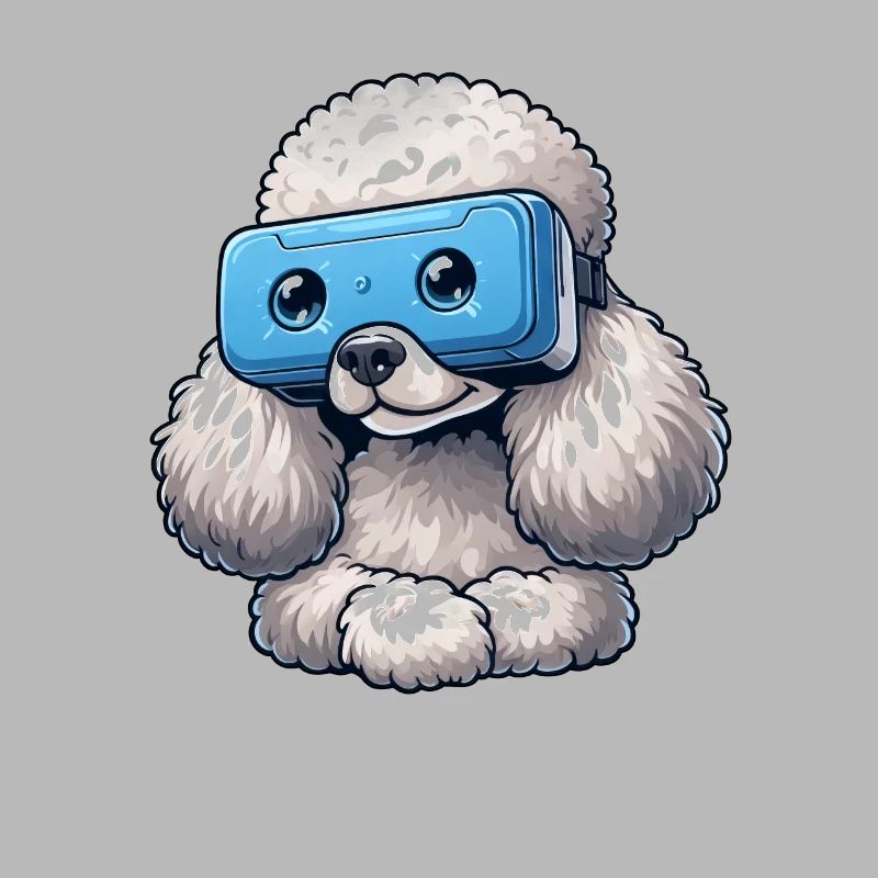 Poodle VR Gamers: Virtual Worlds Explorers