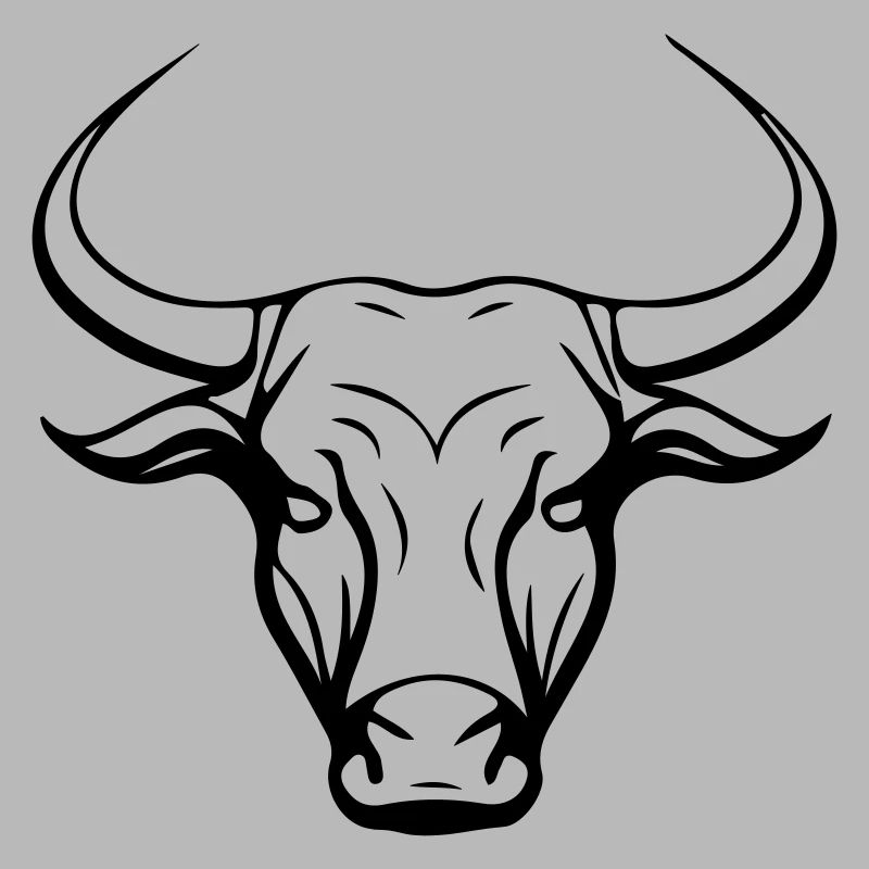 Bull Symbol Head Taurus