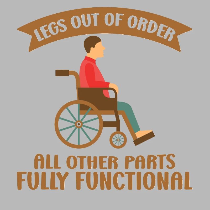Amputation de jambe de fauteuil roulant amputation