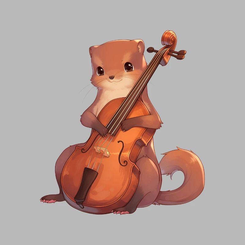 Mungo joue du violoncelle