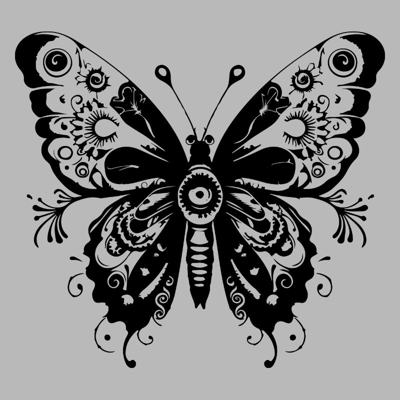 Schmetterling Mandala Boho