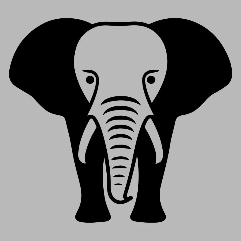 Silhouette d’animal éléphant