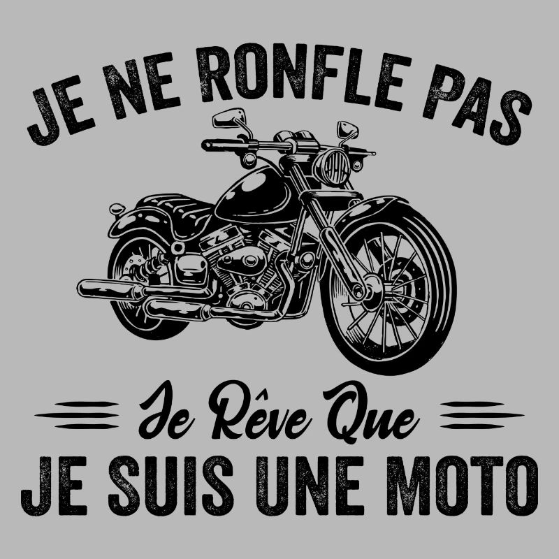 Ich schnarche nicht, ich träume, ich bin ein Motorrad