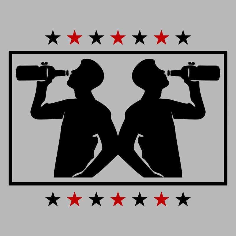 Trinker Bier Silhouette