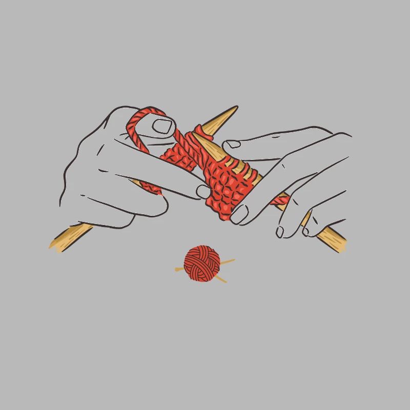 N'utilisez pas de marqueurs de point J'aime le tricot à risque