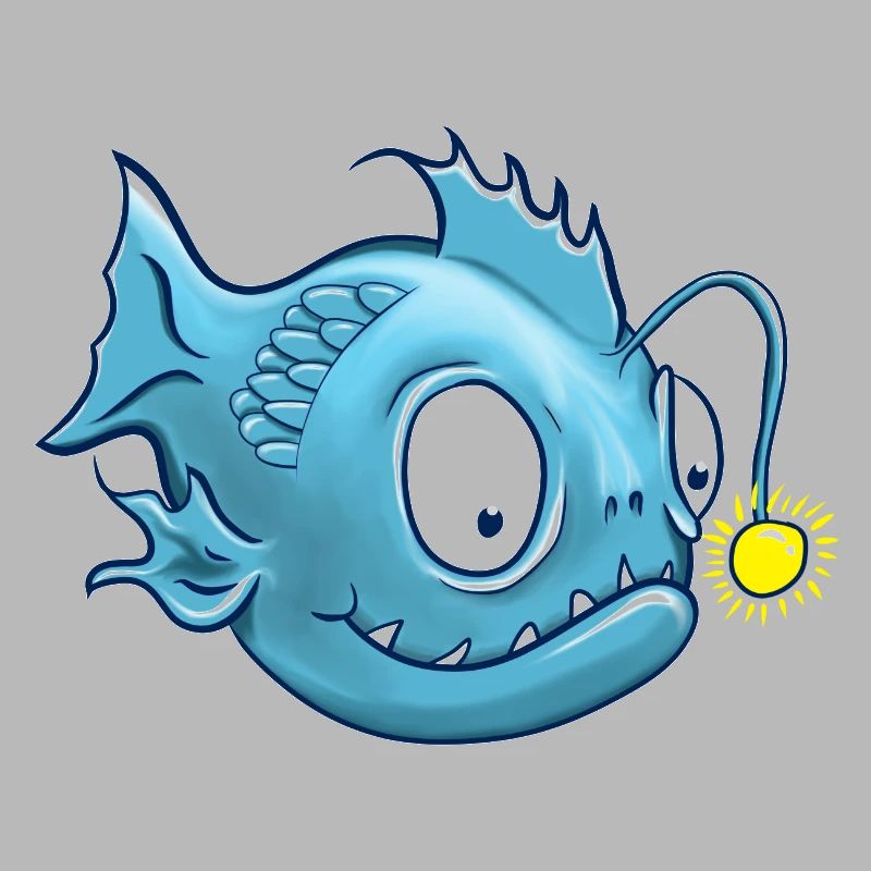 Laternenfisch oder auch Anglerfisch