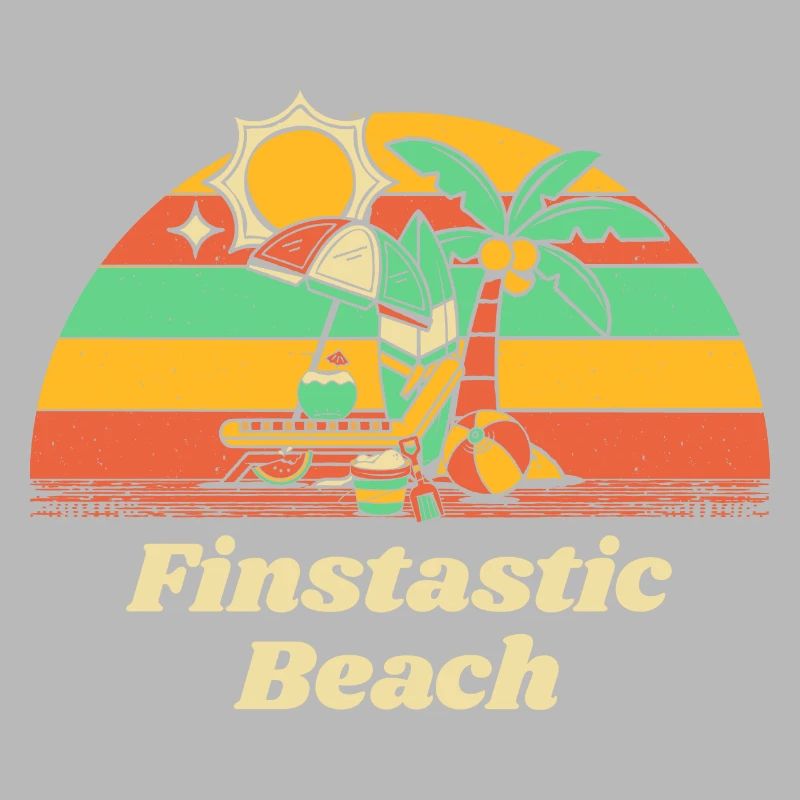 Finstastic Beach Pêche d’été Tropical