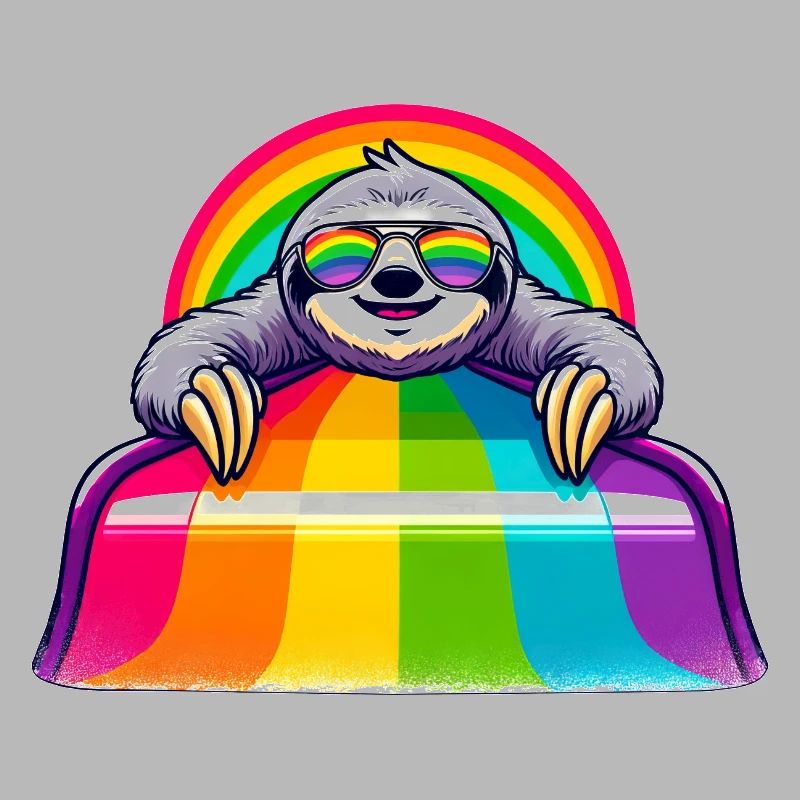 LGBTQ Pride Sloth Rainbow Playground