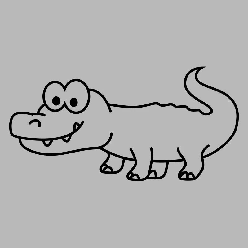 Alligator Comic Tier