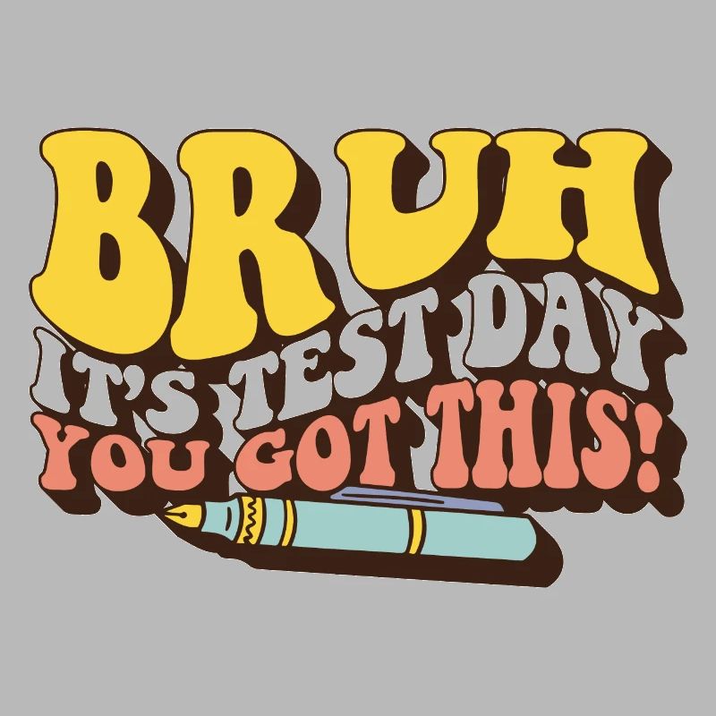 Bruh C’est le jour du test, vous avez cet élève enseignant