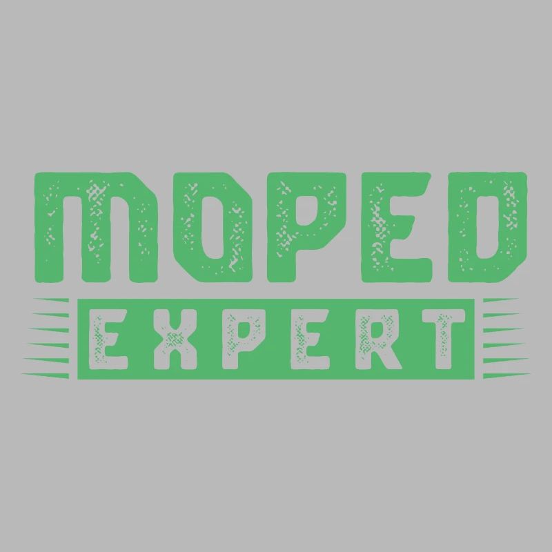 Moped Experte Mokick Mofa Mopedfahrer