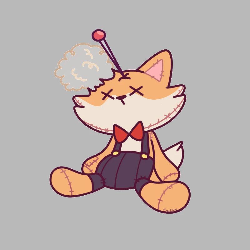 Voodoo doll fox Halloween magical gift