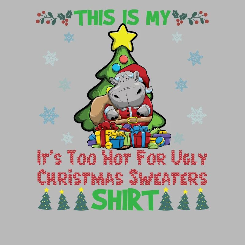 C'est mon pull de Noël il fait trop chaud pour moche