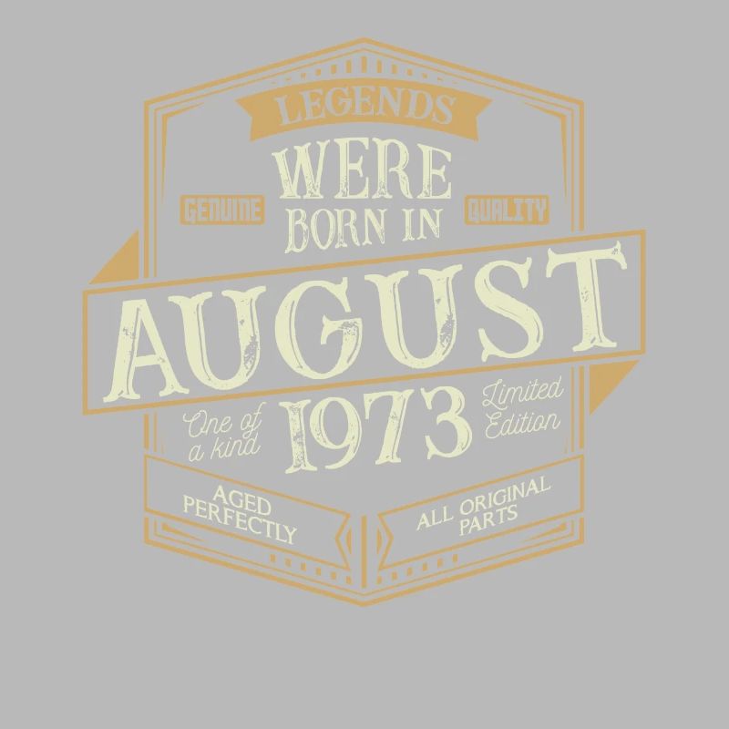 August 1973 Geburtstag Mann