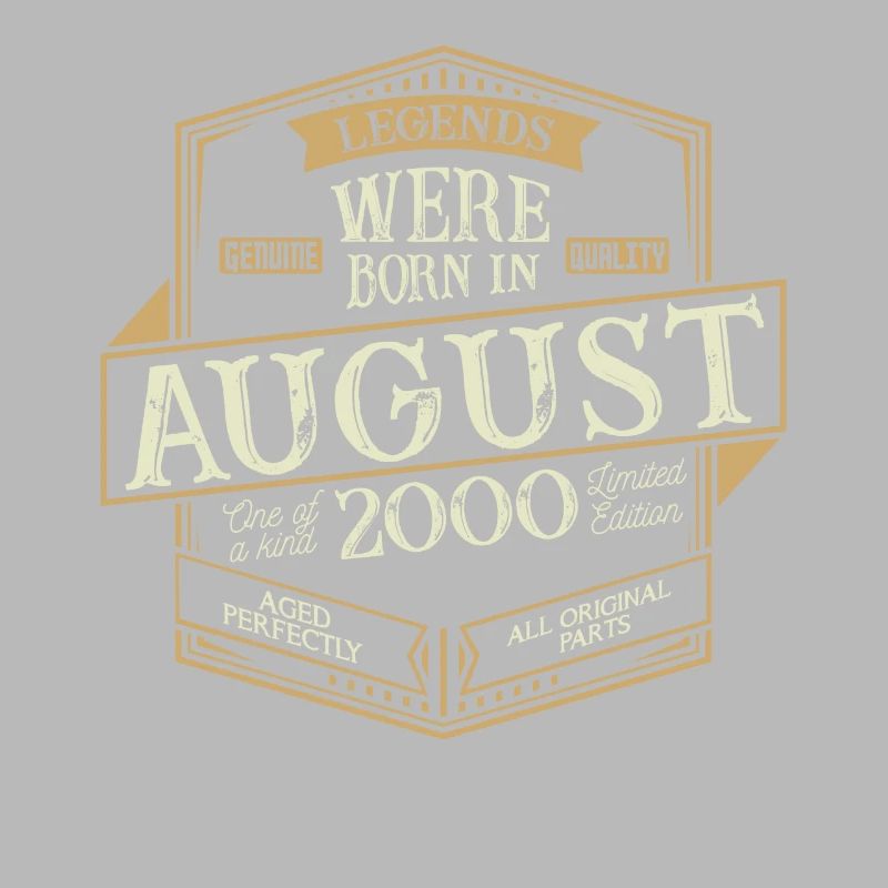 August 2000 Geburtstag Mann