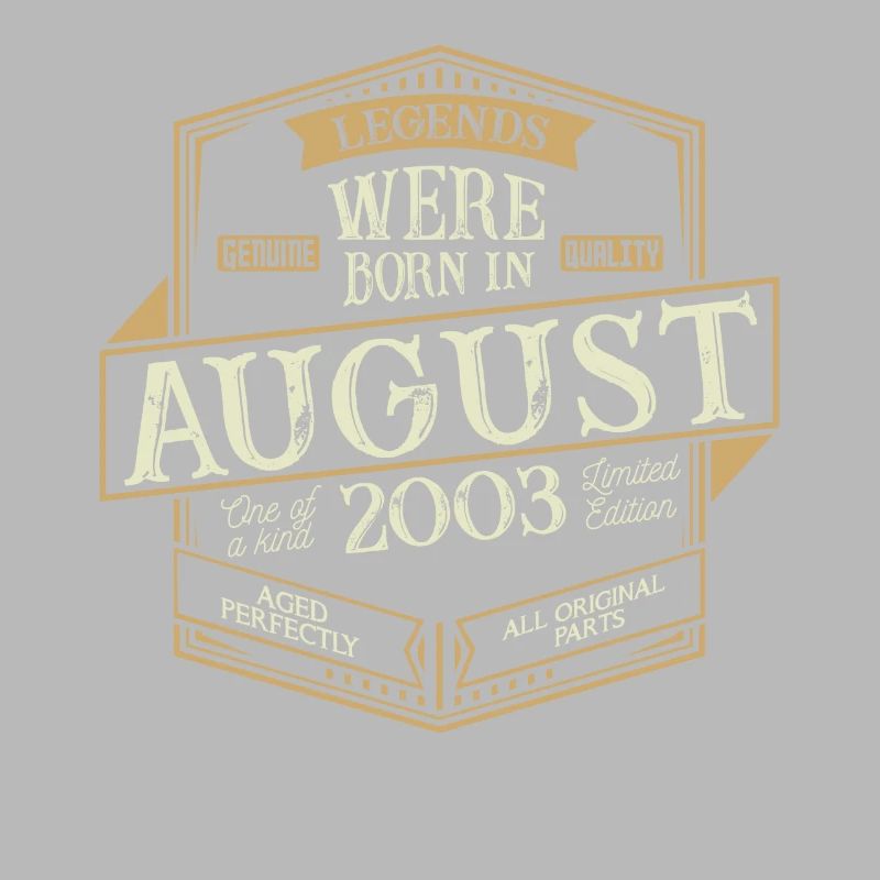 August 2003 Geburtstag Mann