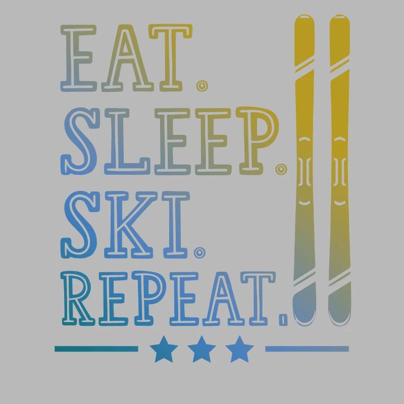 manger dormir ski répéter