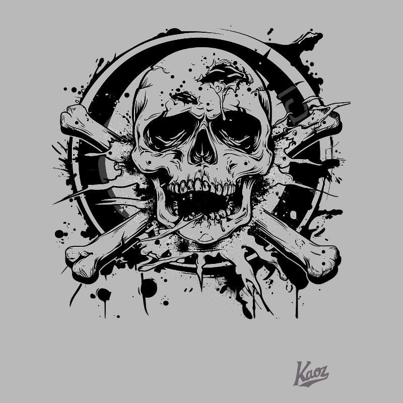Trash Core: Totenköpfe und Knochen