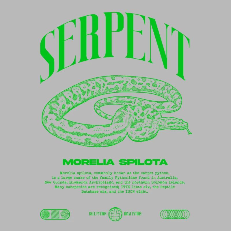 Carpet Python Modern Reptile Keeper Streetwear