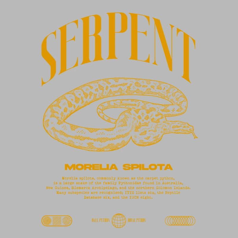 Carpet Python Modern Reptile Keeper Streetwear