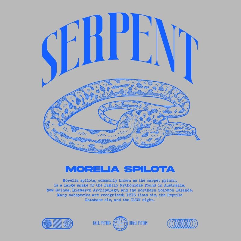 Carpet Python Modern Reptile Keeper Streetwear