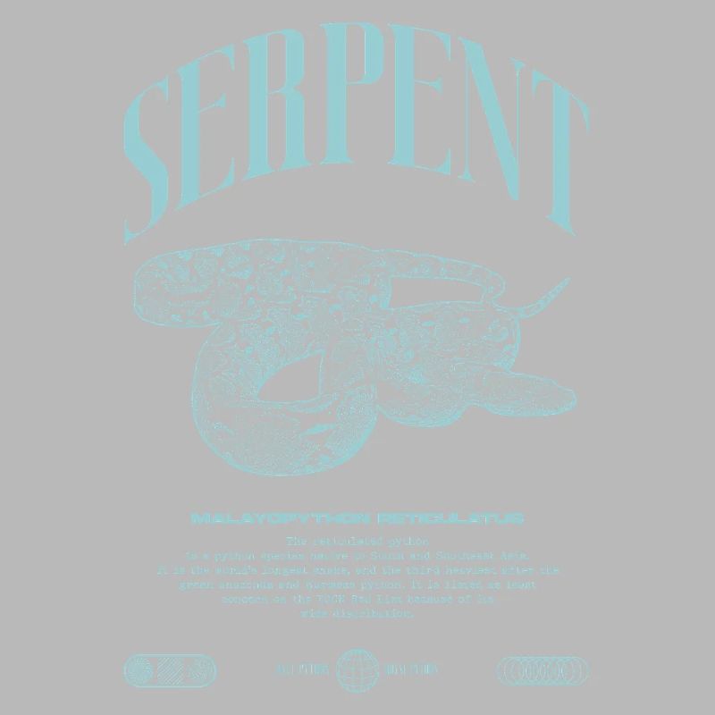 Reticulated Python Reptile Keeper Streetwear