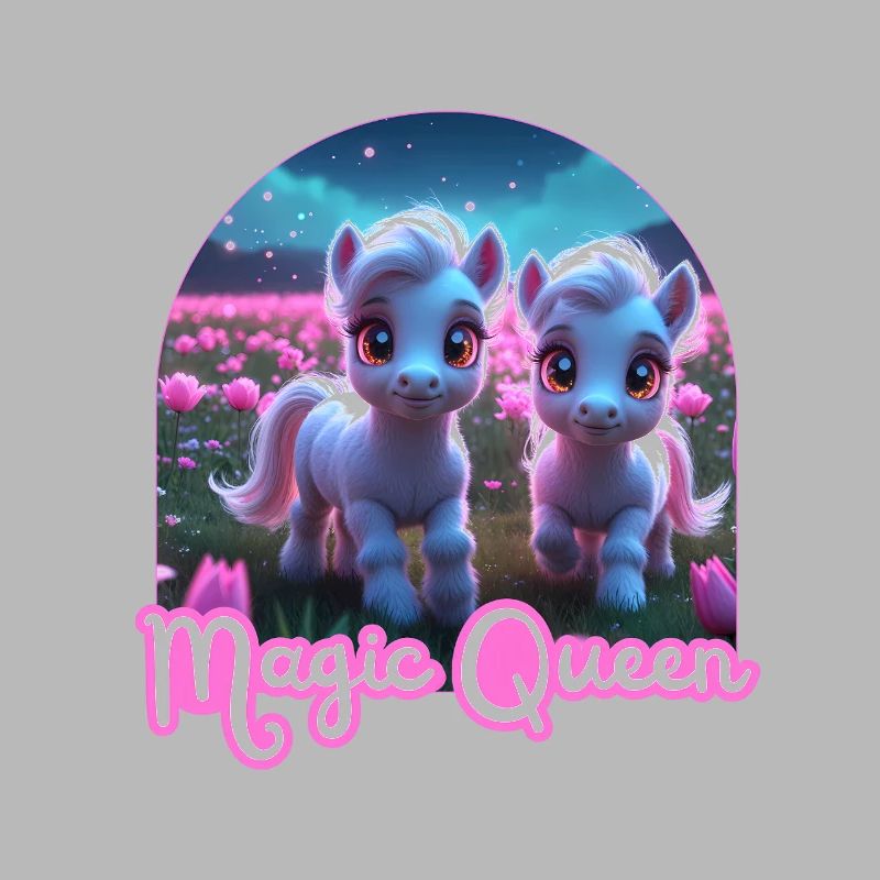Two Cute Ponies - Magic Queen