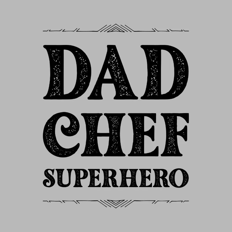 Dad Chef Superheld Papa