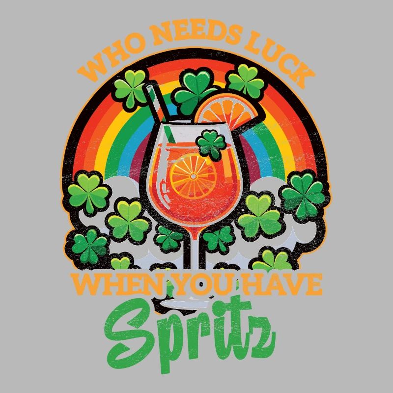 Fête de la Saint-Patrick Spritz Apéritif Célébrations Shamrock