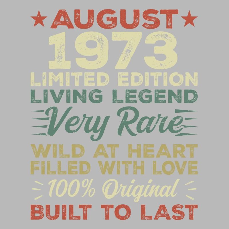 August 1973 - Gift idea for August 1973 - 1973
