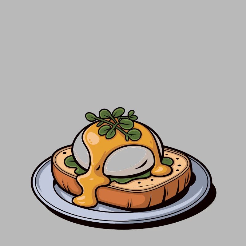 Friends with Benedicts Funny Eggs Benedict Pun