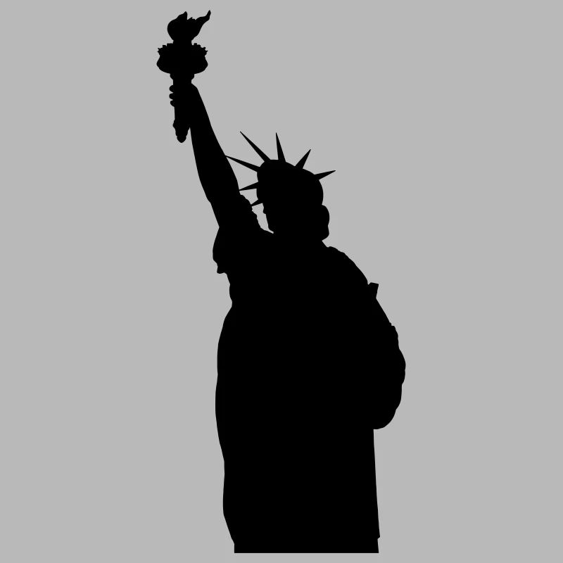 Freiheitsstatue Silhouette