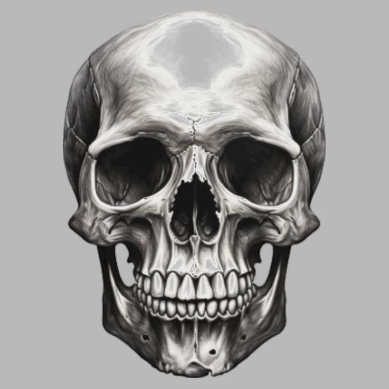 Skull Hand Drawn
