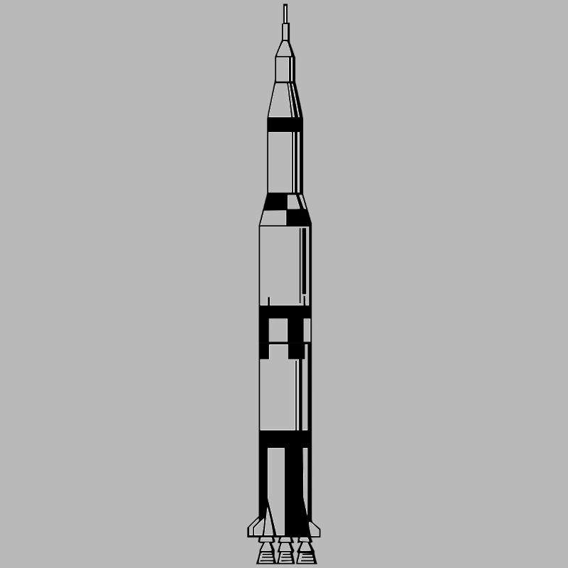 Rocket Rocket Space Shuttle UFO Spacecraft Moon