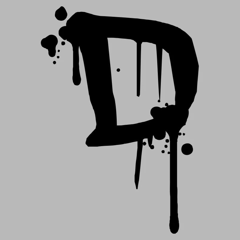 Graffiti D tombe jet de sang Farbklex