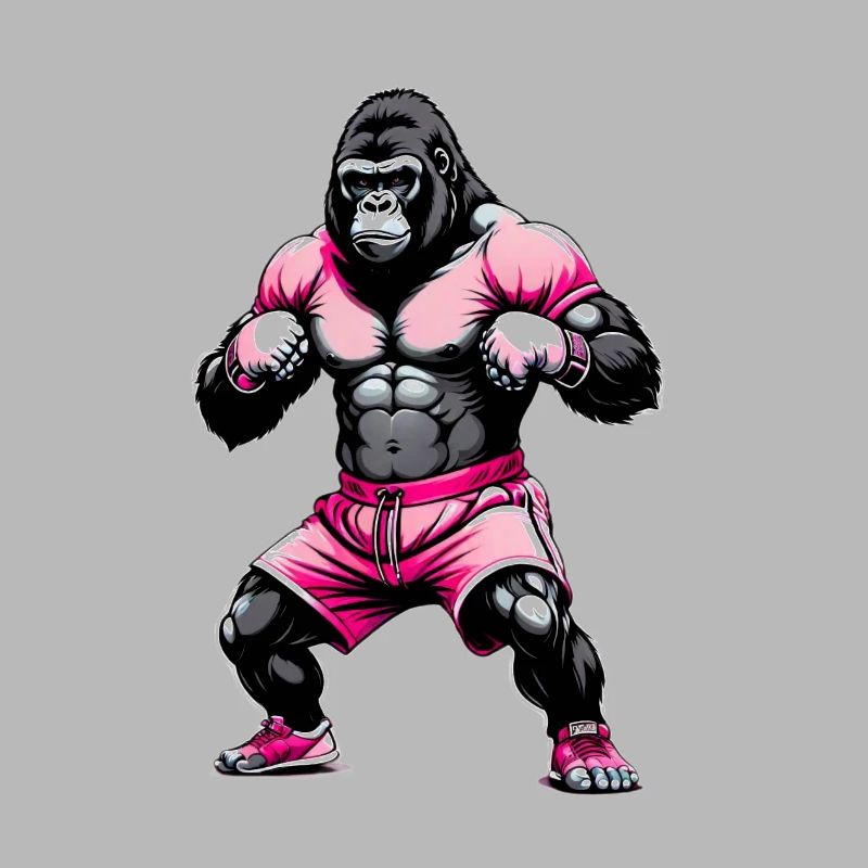 Boxe Boxeur Gorille