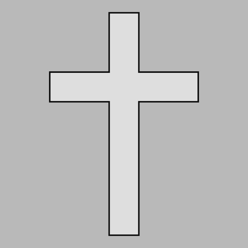Croix chrétienne de jésus