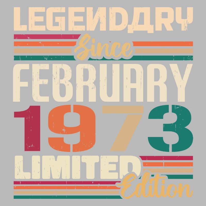Februar 1973 Geburtstagsgeschenk Februar 1973