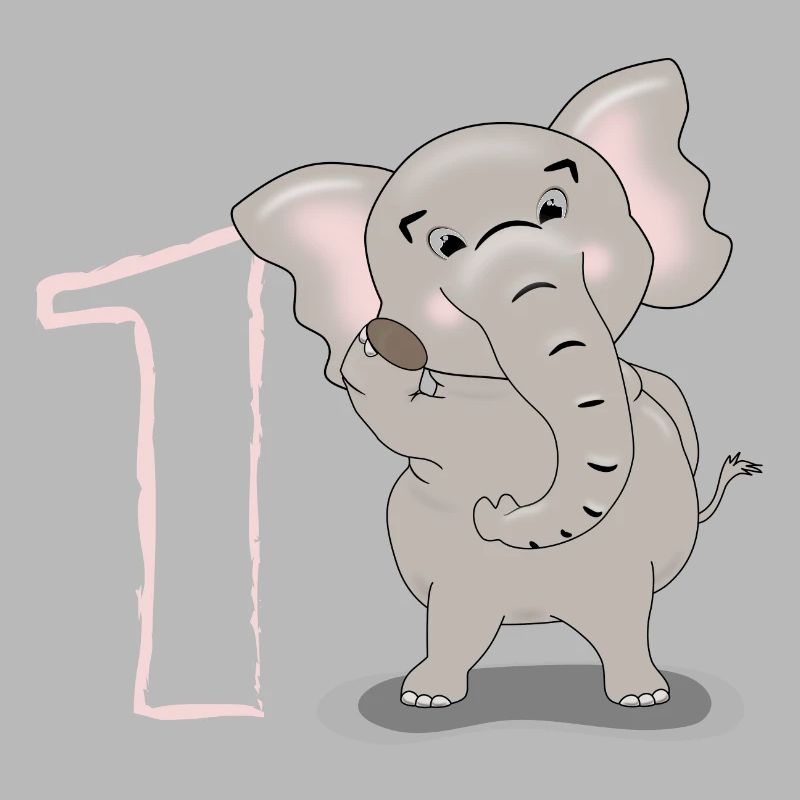 Großer Elefant - 1. Geburtstag