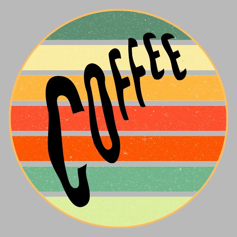 Café Rétro Coucher de soleil