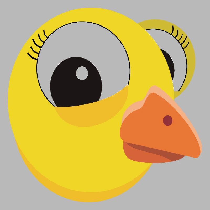 Cute Chick Head Easter Easter Carnival Funny