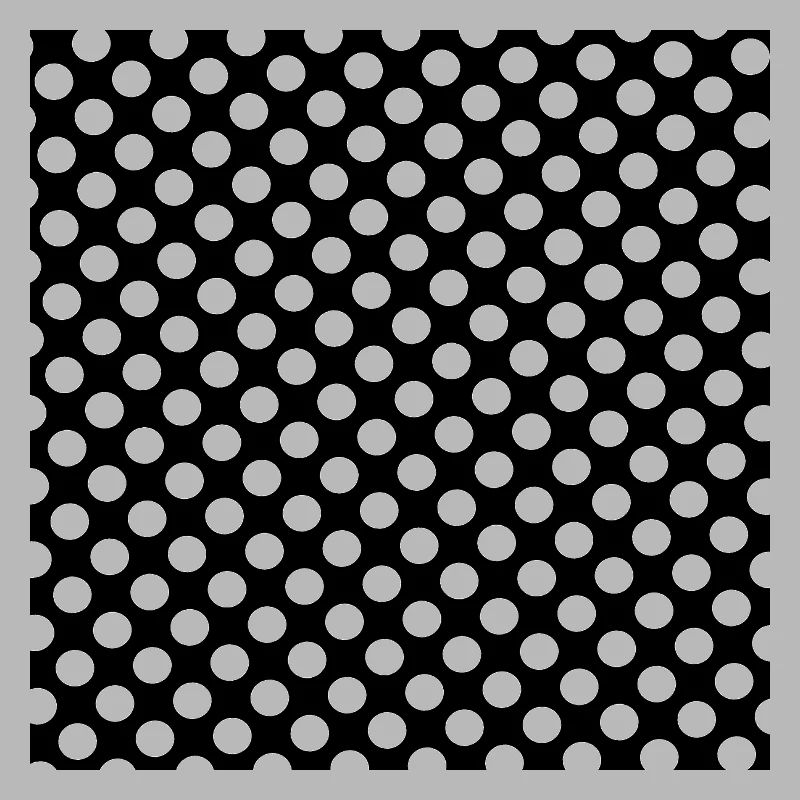 Polka dot black and white background dot pattern