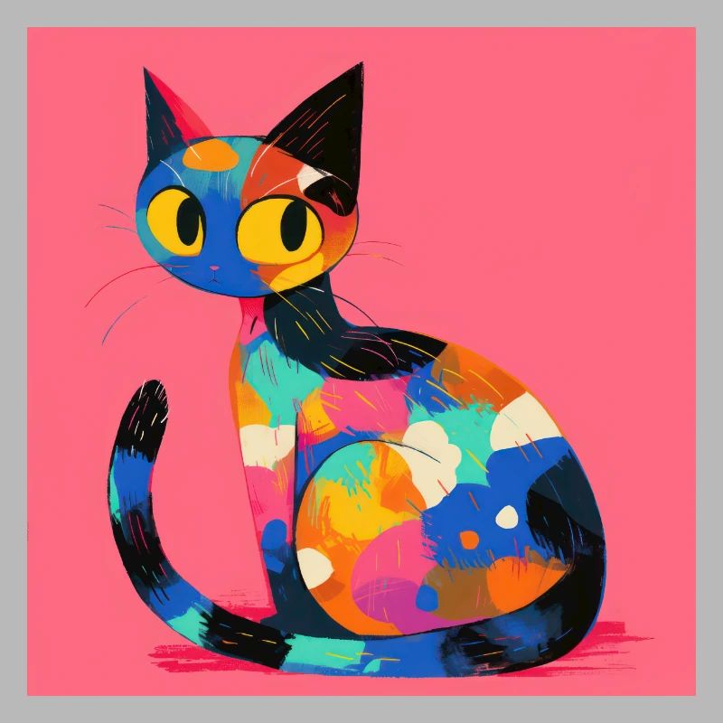 Chat, Motif De Chat