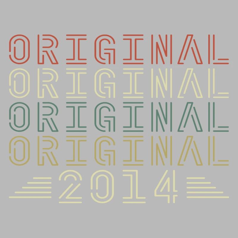 Original 2014 Vintage Retro Geburtstagsgeschenk