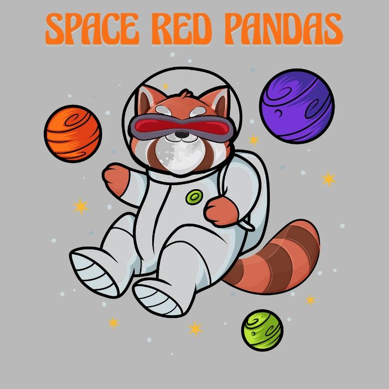 Pandas roux de l’espace