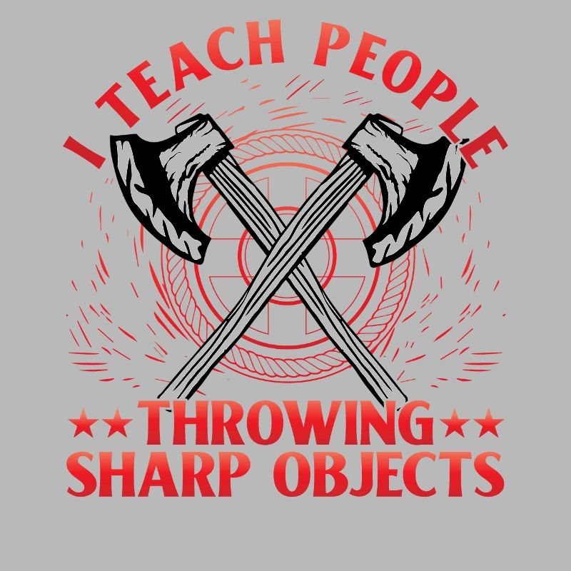 I teach people throwing Sharp Objects Axe Throwing