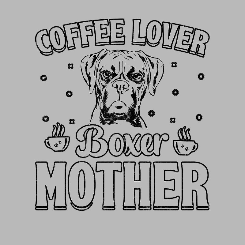 Amoureuse du café boxeuse mère