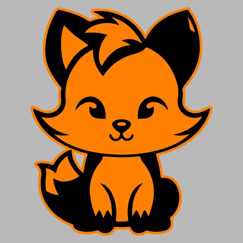 Renard mignon mignon bébé